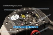 Richard Mille RM35-02 Carbon Fiber With Miyota 9015 Movement 1:1 Clone Grey Rubber