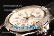 Breitling Avenger II GMT White Dial With Swiss ETA 2836 Automatic Leather Strap Best Edition A3239011