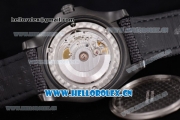 Breitling Avenger BlackBird Swiss ETA 2824 Automatic Titanium Case with Black Dial Black Leather Strap and Stick Markers