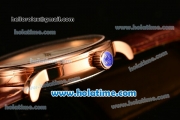 Patek Philippe Calatrava 2813 Automatic Rose Gold Case with Beige Dial and Arabic Numeral Markers