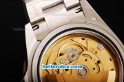 Rolex GMT Master II Swiss ETA 2836 Automatic Movement Full Steel with Black Dial and Diamond Bezel
