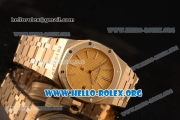 Audemars Piguet Royal Oak OS20 Quartz Yellow Gold Case with Yellow Gold Dial and Yellow Gold Bracelet