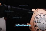 U-Boat Italo Fontana Automatic Rose Gold Case with Black Dial and Marking