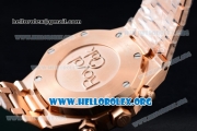 Audemars Piguet Royal Oak 41MM Chronograph Swiss Valjoux 7750 Automatic Rose Gold Case/Bracelet with Blue Dial (EF)