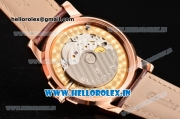 BlancPain L-Evolution Automatic 8 Days Miyota 9015 Automatic Rose Gold Case with Black Dial and White Markers (G5)