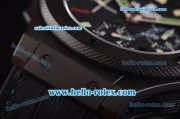 Hublot Big Bang Swiss Valjoux 7750 Automatic Movement PVD Case with Black Dial - Green Markers