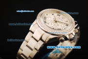 Rolex Daytona Chronometer Automatic Movement Steel Case with Diamond Dial and Diamond Bezel