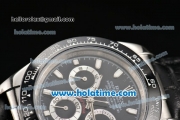 Rolex Daytona Asia ST17 Automatic Steel Case with Black Dial Ceramic Bezel and Stick Markers