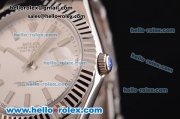 Rolex Datejust II Asia 2813 Automatic Stainless Steel Case with Stainless Steel Strap and White Dial