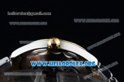 Omega Seamaster Aqua Terra 150M Clone Omega 8500 Automatic Two Tone Case/Bracelet with White Dial (YF)