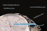 IWC Portofino Eight Days Miyota Quartz Full Steel with White Dial and Silver Stick Markers