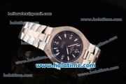 Vacheron Constantin Overseas Original ETA 2824 Automatic Full Steel with Blue Dial and Stick/Arabic Numeral Markers