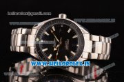 Omega Seamaster Planet Ocean Asia 2813 Automatic Full Steel with Black Dial and Stick Markers - 7750 Coating (EF)