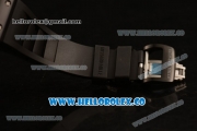 Richard Mille RM 055 Bubba Watson Miyota 9015 Automatic Ceramic Case with Black Rubber Strap and Black Dial