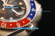 Rolex GMT-Master Swiss ETA 2846 Automatic Movement Steel Case with Yellow Markers and Ceramic Bezel