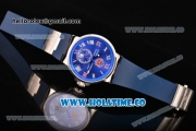 Ulysse Nardin Imperial St. Petersburg Maxi Marine Chronometer Enamel Limited Edition Auotmatic Steel Case with Blue Dial and Roman Numeral Markers