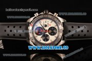 Tag Heuer Formula 1 Calibre 16 Miyota OS10 Quartz Steel Case with PVD Bezel and White Dial Stick Markers