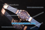 Ulysse Nardin Maxi Marine Diver Miyota Quartz Rose Gold Case with Blue Dial and Stick Markers