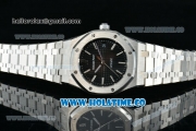 Audemars Piguet Royal Oak Swiss ETA 2824 Automatic Full Steel with Black Dial and Stick Markers - 1:1 Origianl (ZF)