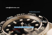 Rolex GMT-Master II Automatic Movement Full Steel with Black Dial and Black Bezel