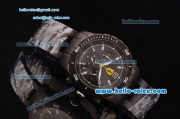 Ferrari Chronograph Miyota OS20 Quartz PVD Case with White Markers Black Dial and PVD Strap