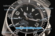 Rolex Blaken Submariner Asia 2813 Automatic Steel Case with Black Dial and Whtie Stick/Arabic Numeral Markers