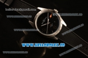 Bell&Ross Vintage BR 123 GMT Miyota 9015 Automatic Steel Case with Black Dial and Black Rubber Strap