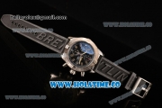 Breitling Avenger Seawolf Miyota Quartz Steel Case with Black Dial Silver Stick Markers and Black Rubber Strap