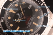 Rolex Sea-Dweller Submariner 2000 Swiss ETA 2836 Automatic Full Steel with Yellow Markers-ETA Coating