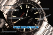 Omega Seamaster Planet Ocean Clone 8500 Automatic Full Steel with Black Dial and Stick Markers - 1:1 Original