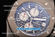 Audemars Piguet Royal Oak Offshore Chrono Miyota Quartz Steel Case with Coffee Dial and White Stick Markers (EF)