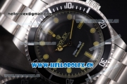 Rolex Submariner Vintage 1950's Asia 2813 Automatic Stainless Steel Case/Bracelet with Black Dial and Dot Markers