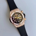JB High Quality Replica Watch Hublot BIG BANG Rose Gold Diamond 411.OX.1180.RX.0904 Watch