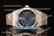 Audemars Piguet Royal Oak 41mm Clone AP 3120 All Steel Blue Dial 15400ST.OO.1220ST.03