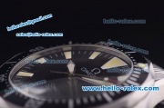 Omega Seamaster Automatic with Yellow Marking and Black Dial