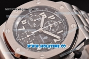 Audemars Piguet Royal Oak Offshore Black Themes Chrono Swiss Valjoux 7750 Automatic Full Steel with Black Dial and White Arabic Numeral Markers