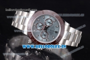 Rolex Daytona Clone Rolex 4130 Automatic Stainless Steel Case/Bracelet with Stick Markers and Blue Dial (EF)