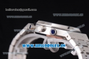Audemars Piguet Royal Oak 41MM Seiko VK64 Quartz Stainless Steel Case/Bracelet with Black Dial and Stick Markers