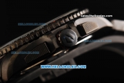 Tag Heuer Grand Carrera Calibre 36 Chronograph Miyota Quartz Movement PVD Case with Black Dial and PVD Strap