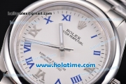 Rolex Datejust II Asia 2813 Automatic Full Steel with White Dial and Roman Numeral Markers