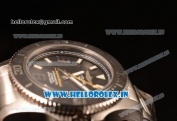 Breitling SuperOcean 44mm 2824 Auto Steel Case with Black Dial and Steel Bracelet Yellow Hands - 1:1 Origianl (GF)