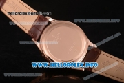 Patek Philippe Grand Complications Perpetual Calendar Miyota Quartz Rose Gold Case with Brown Dial and Rose Gold Stick Markers