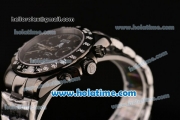 Rolex Daytona Mastermind Asia 3836 Automatic Full PVD with Stick Markers and Black Dial