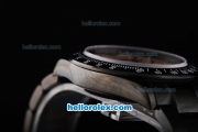 Rolex Daytona Miyota Quartz Movement Full PVD with Yellow Dial and White Stick Markers