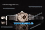 Audemars Piguet Royal Oak 41MM Swiss Tourbillon Manual Winding Steel Case with White Dial Stick Markers and Black Leather Strap (FT) Audemars Piguet Royal Oak 41MM Swiss Tourbillon Manual Winding Steel Case with White Dial Stick Markers and Black Leather Strap (FT)