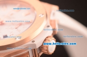 Hublot Big Bang Hub4100 Rose Gold Case with White Dial and White Rubber Strap-1:1 Original