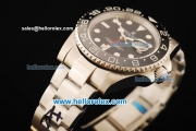 Rolex GMT-Master II Automatic Movement Full Steel with Black Dial and Black Bezel