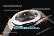 Hublot Classic Fusion 9015 Auto Steel Case with Blue Leather Strap and Blue Dial