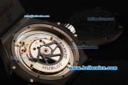 Hublot Big Bang King Swiss Valjoux 7750 Automatic Movement PVD Case with Black Dial and Black Rubber Strap