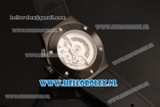 Hublot Classic Fusion Chronograph 7750 Auto PVD Case PVD Bezel with Black Dial and Black Leather Strap